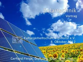 solartechnik