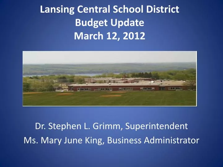lansing central school district budget update march 12 2012