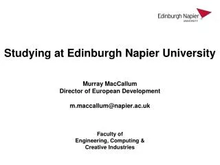 3 Faculties : Engineering, Computing &amp; Creative Industries 4500 students