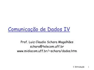comunica o de dados iv