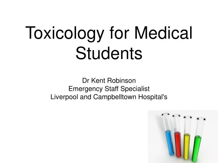 toxicology for medical students