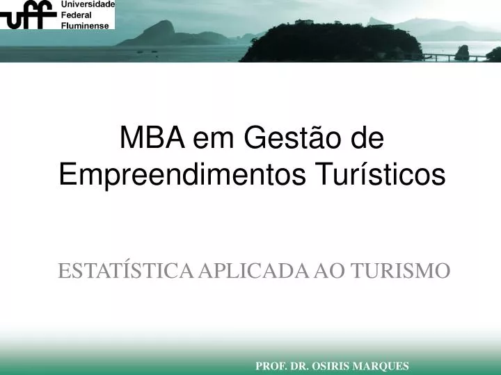 mba em gest o de empreendimentos tur sticos