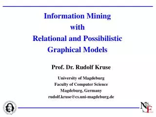 Information Mining with Relational and Possibilistic Graphical Models