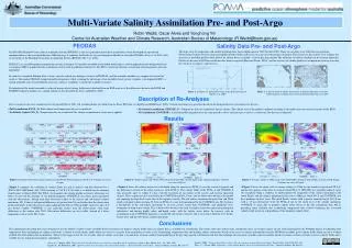 Multi-Variate Salinity Assimilation Pre- and Post-Argo