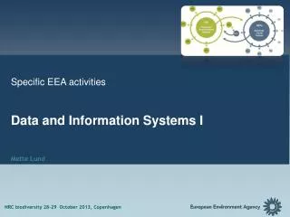 Specific EEA activities Data and Information Systems I Mette Lund