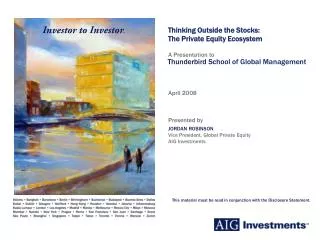 Thinking Outside the Stocks: The Private Equity Ecosystem
