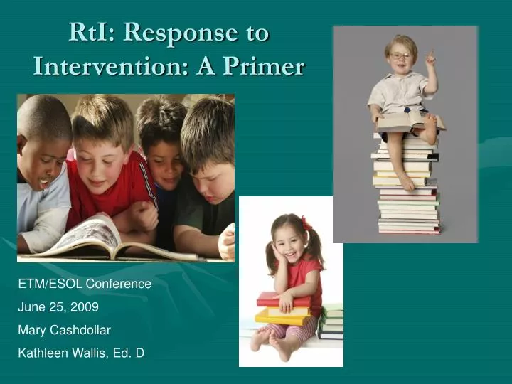 rti response to intervention a primer
