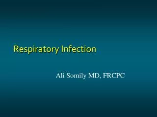 Respiratory Infection
