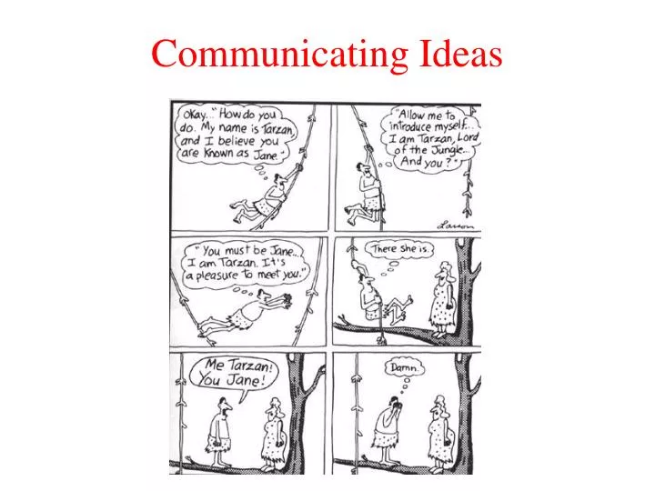 communicating ideas