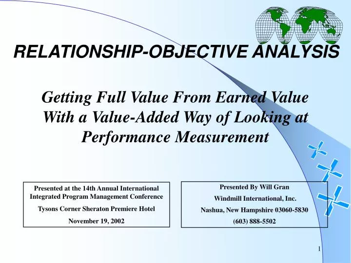 relationship objective analysis
