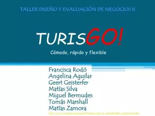 turis go c modo r pido y flexible