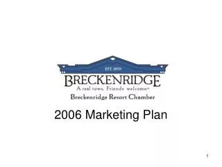 2006 Marketing Plan