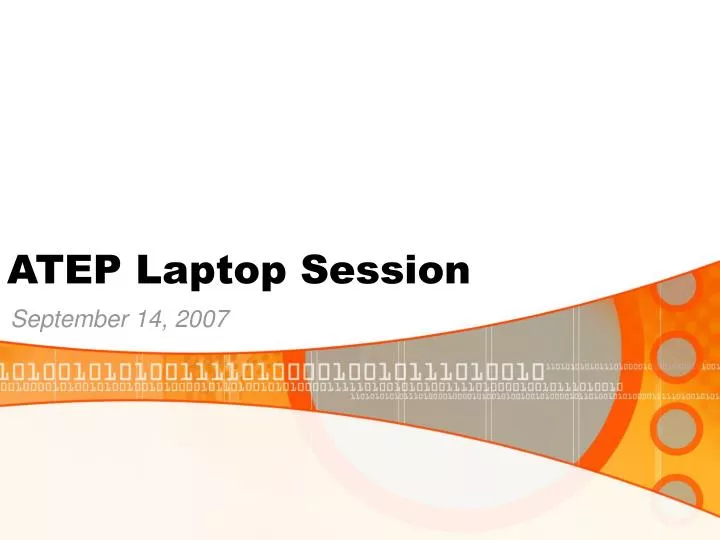 atep laptop session