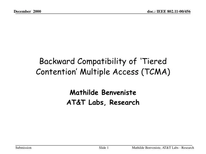 backward compatibility of tiered contention multiple access tcma