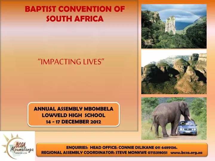 baptist convention of south africa