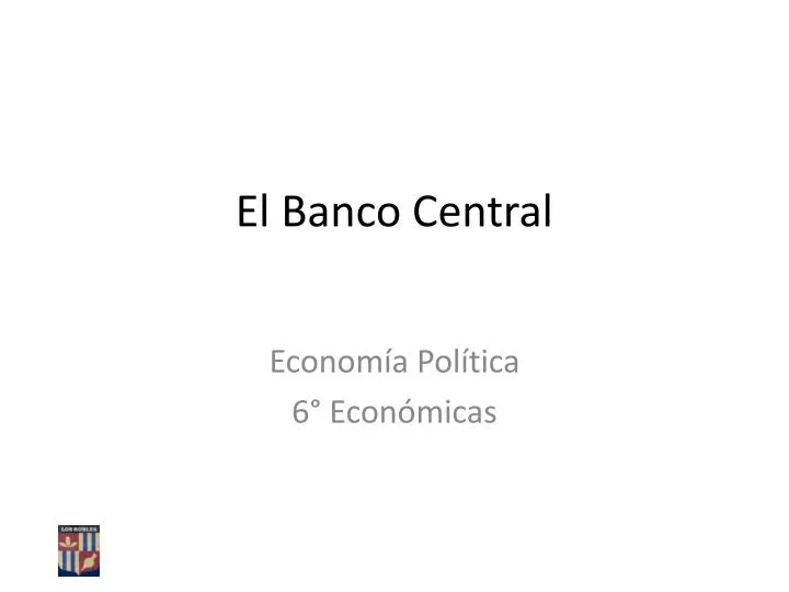 el banco central