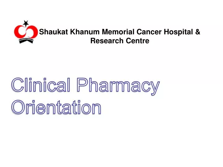 clinical pharmacy orientation