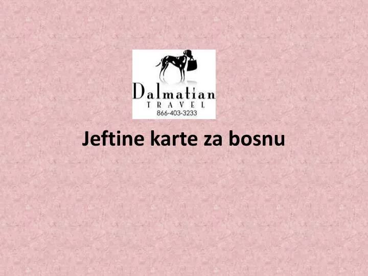 jeftine karte za bosnu