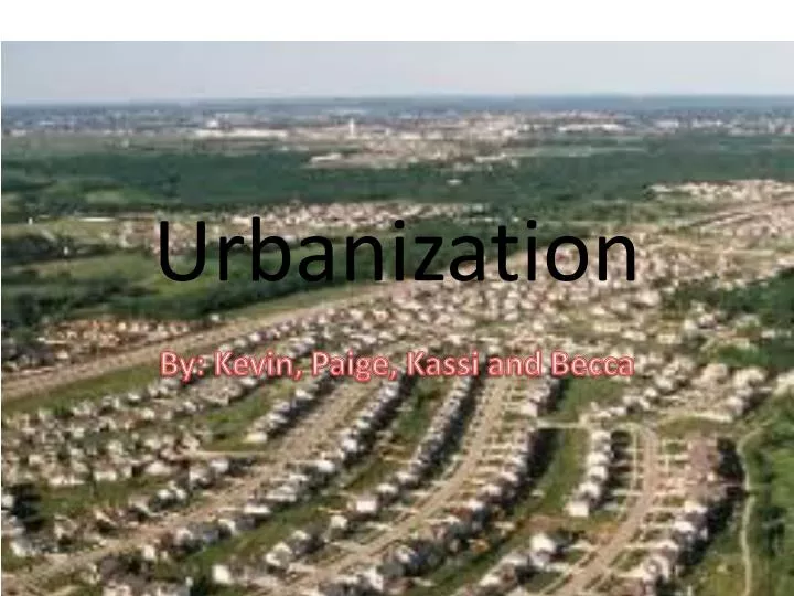 urbanization