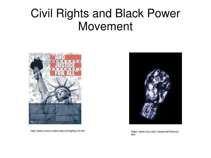 civil rights and black power movement