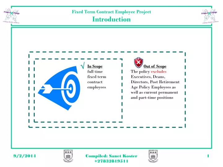 fixed term contract employee project introduction