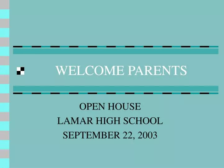 welcome parents