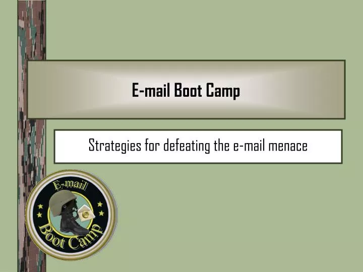 e mail boot camp