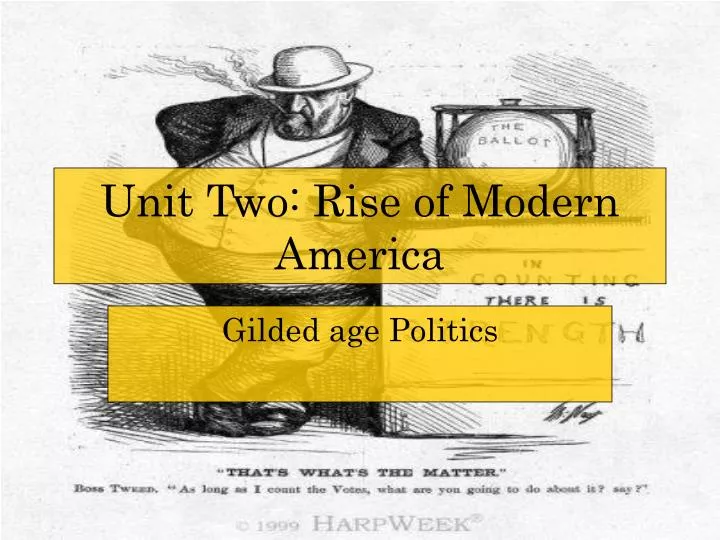 unit two rise of modern america