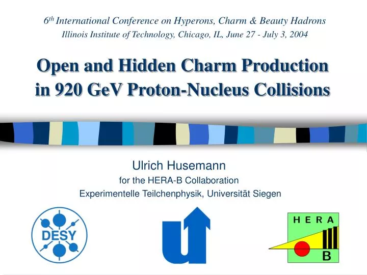 open and hidden charm production in 920 gev proton nucleus collisions