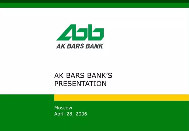 ak bars bank s presentation
