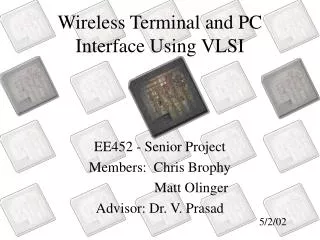 Wireless Terminal and PC Interface Using VLSI