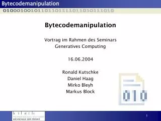 bytecodemanipulation
