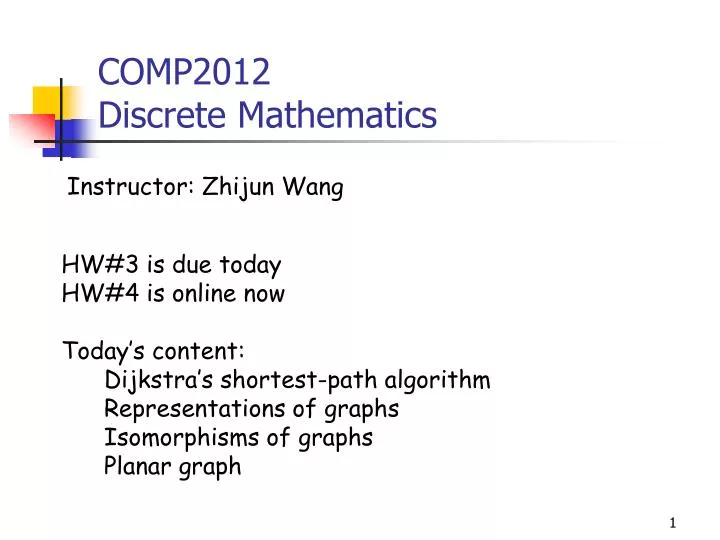 comp2012 discrete mathematics