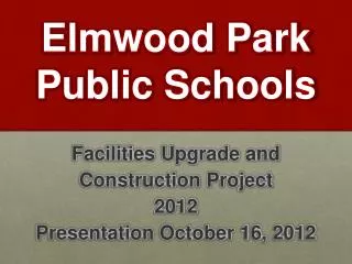 Elmwood Park Public Schools