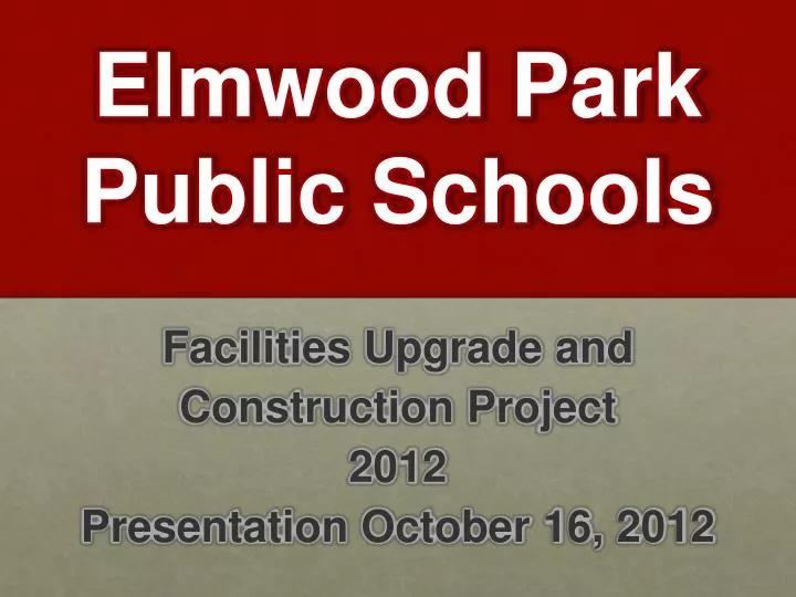 elmwood park public schools