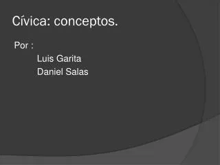 c vica conceptos