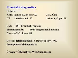 prenat ln diagnostika
