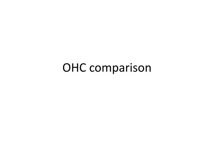 ohc comparison