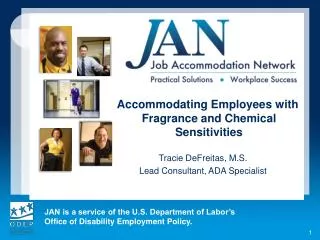 Accommodating Employees with Fragrance and Chemical Sensitivities Tracie DeFreitas, M.S.