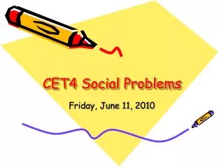 CET4 Social Problems