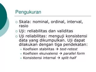 pengukuran