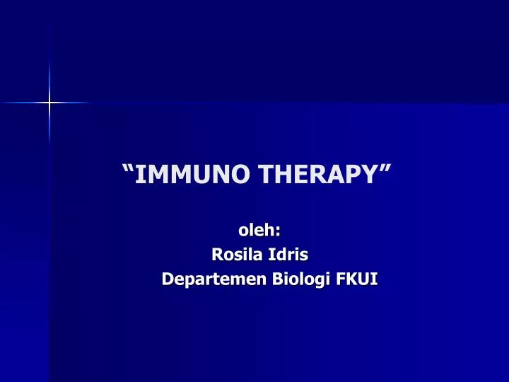 immuno therapy