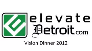 Vision Dinner 2012