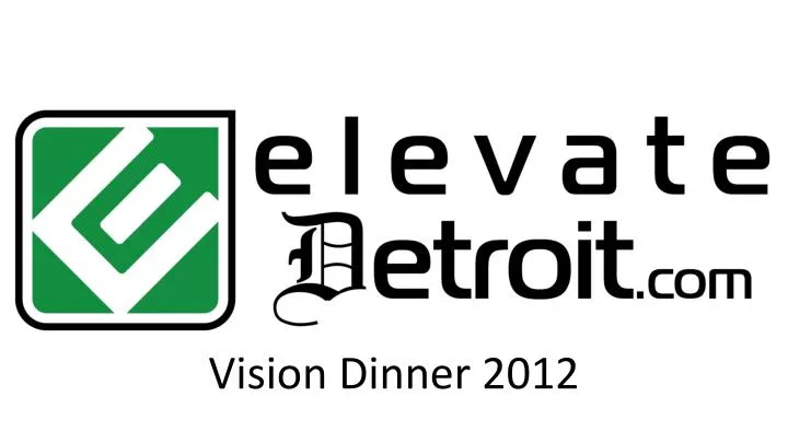 vision dinner 2012