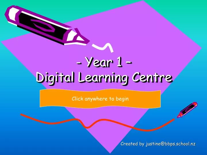 year 1 digital learning centre