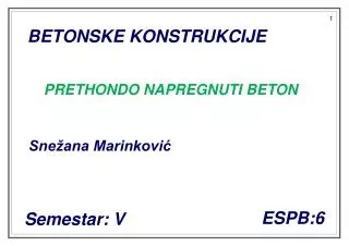 betonske konstrukcije