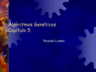 algoritmos gen ticos cap tulo 5