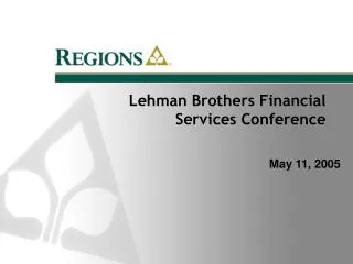 Lehman Brothers Financial Services Conference