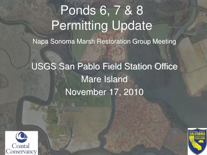 ponds 6 7 8 permitting update
