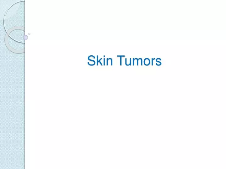 skin tumors